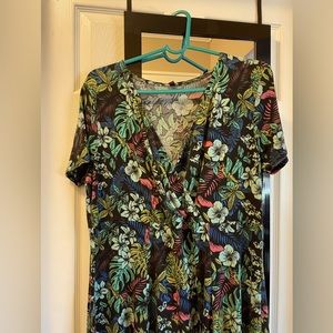 Plus BKLYN floral maxi dress